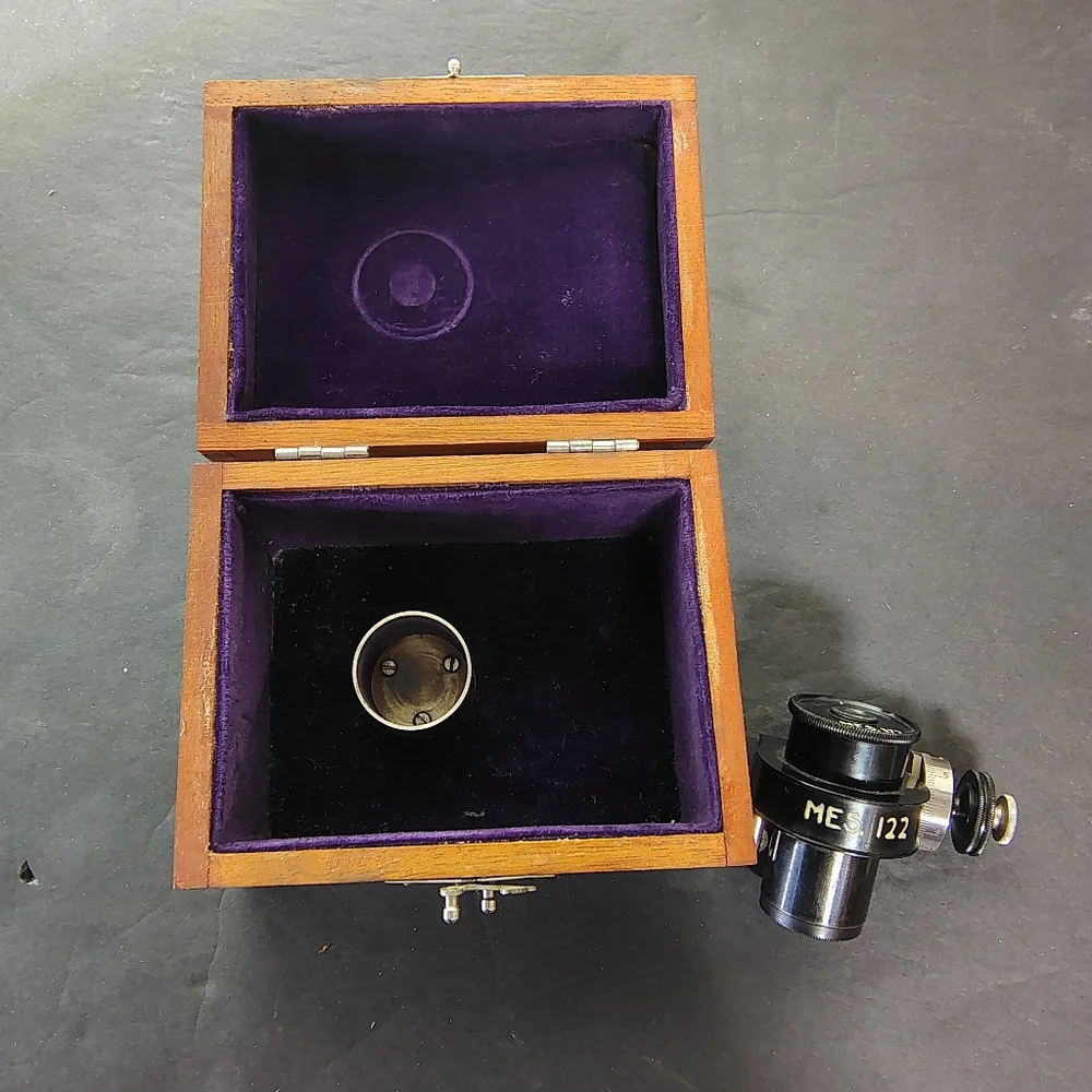 Spencer Buffalo Filar Micrometer Eyepiece 10X MES 122 Vintage Microscope‎ Part